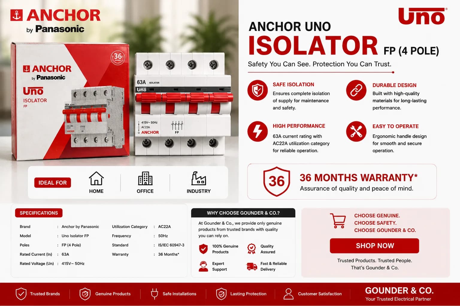 Isolators (4 Pole)