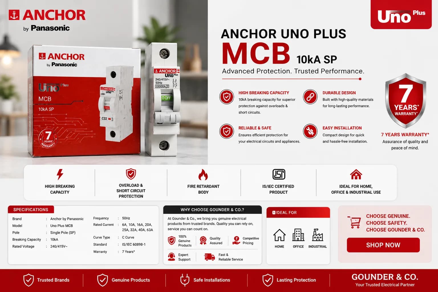 MCB (Single Pole)